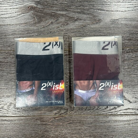 2(x)ist Men’s Vintage Contour Briefs – Size Small – Set of 2 (New in Package) - Picture 1 of 6